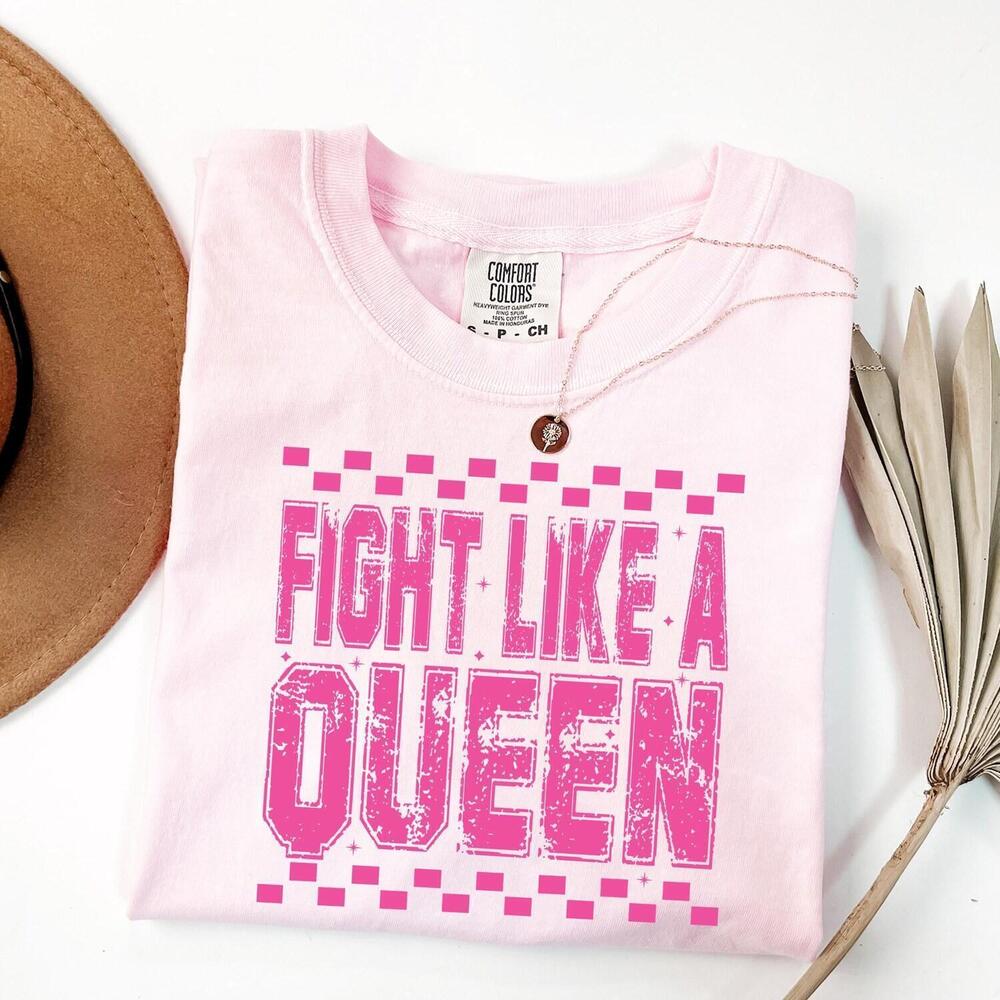 Survivor Queen  Shirt, Fight Like A Queen T-Shirt